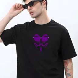 KAIDO Graphic Printed Round Neck Drop-Shoulder Sleeves Cotton Oversized T-shirt-picture-36