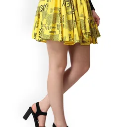 MINOS Printed Flared Mini Skirt image 4