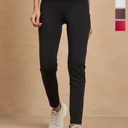 COLOR CAPITAL Women Pack of 4 Skin Fit Antimicrobial Tights-picture-11