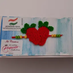 My Little Princess Unisex Red Rakhi-picture-17
