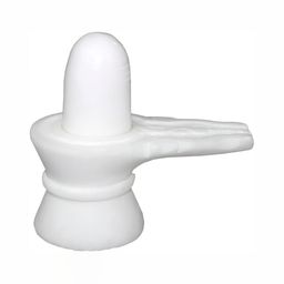 Navyaksh White Marble Shivling Showpiece-picture-32