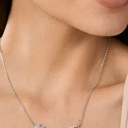 MINUTIAE Silver-Toned Brass Silver-Plated  Necklace-picture-24