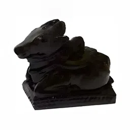 Navyaksh Black Marble Nandi Decorative Showpiece-image-63