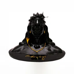 Navyaksh Black & Gold Toned Religious Metal Idol Showpiece-image-33
