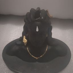 Navyaksh Black & White Religious Idol Small Yogi Showpiece-picture-45