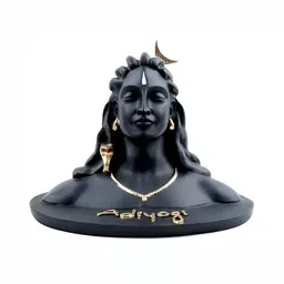 Navyaksh Black Marble Religious Siva Showpiece-picture-18