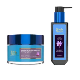 Blue Nectar Shubhr Set of 2 Anti Aging Cream-50gm & Kumkumadi Face Wash-100ml image 1