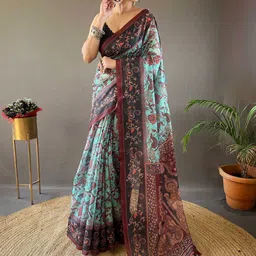 Mitera Kalamkari Printed Saree-picture-18