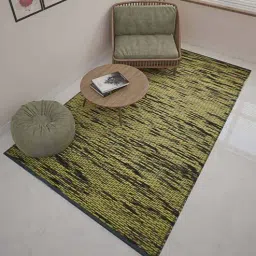 jaipur rugs Green Wool 4 ft x 6 ft Hand Woven Dhurrie-picture-30