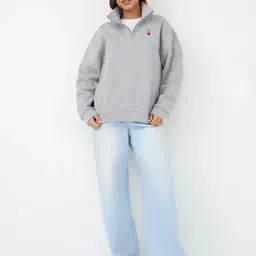 LULU & SKY High Neck Pullover Sweatshirt image 5