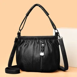 KPOP Women Solid Structured Shoulder Bag-picture-25
