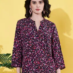 ANVI Be Yourself Women Floral Printed Top-picture-39