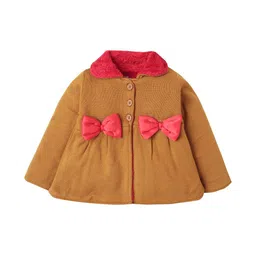 Yellow Apple Girls Cardigan with Applique Detail-picture-33
