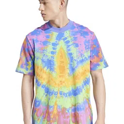 adidas originals ADIDAS Men Tie and Dye Pure Cotton Oversized Fit T-Shirt-picture-38