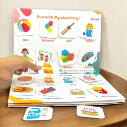 todfod All in One Early Learning Board Book For Kids to Learn Shapes, Colors image 3