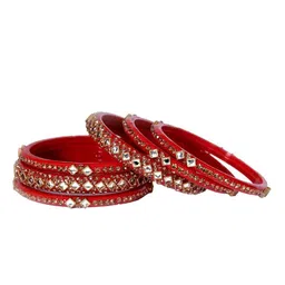 trylo fashion Set Of 6 Stone Studded Bangles-picture-24