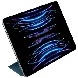 Apple Smart Folio Case for Apple iPad Pro (6th Gen) 12.9 Inch (Magnetic Attachments, Marine Blue) image 4