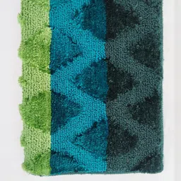 CROWN MATTINGS Green 1400 GSM Microfibre Bath Rugs image 2