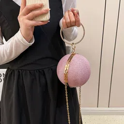 hey diva Casual, Party Pink Clutch image 4