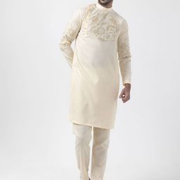 DEVOILER Men Ethnic Motifs Printed Regular Kurta with Pyjamas-picture-6