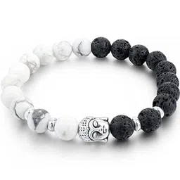 Divine souvenirs Unisex Artificial Beaded Elasticated Bracelet-picture-14