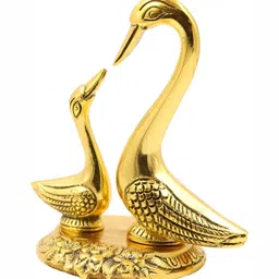 Navyaksh Gold-Toned Religious Small Duck Showpiece image 2