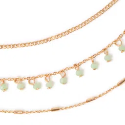Accessorize London Women Beaded Chain Layered Necklace image 3