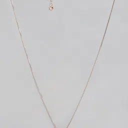 zavya Zavya925 Sterling Silver Rose Gold-Plated Necklace image 4