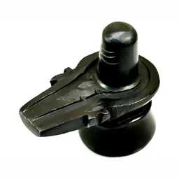 Navyaksh Black Religious Small Shivling Showpiece image 4