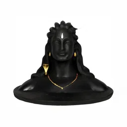 Navyaksh Black Yogi Shiva Statue Showpiece image 2