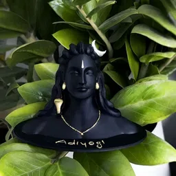 Navyaksh Black Adi Yogi Showpiece image 2