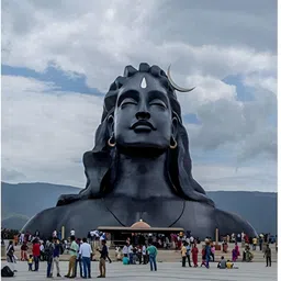 Navyaksh Black Adi Yogi Showpiece image 3