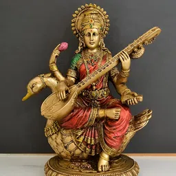 CraftVatika Gold-Toned Religious Idol Showpiece image 2