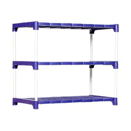 NOVATIC White & Blue Multi-Purpose Free Standing Book Shelf image 3