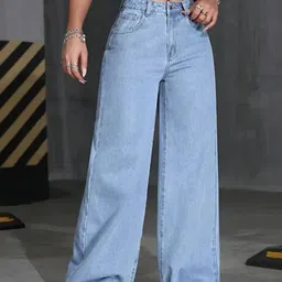 A1TUFF Women Jean Relaxed Fit High-Rise Stretchable Jeans-picture-24