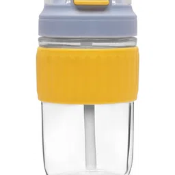 Nertz Lifestyle Yellow & Grey Single Solid Water Bottle image 4