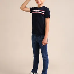 U.S. Polo Assn. Kids Boys Skinny Fit Mid-Rise Light Fade Stretchable Jeans-picture-20