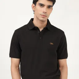 Andamen Men Solid Polo Collar Cotton T-Shirt-picture-43