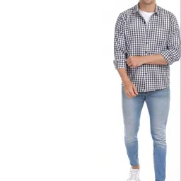 Marc Laurent Men Checked Casual Shirt image 3