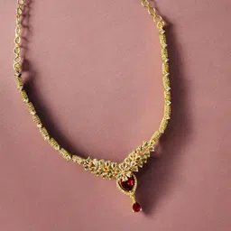 Anouk Gold-Plated Cubic Zirconia-Studded Jewellery Set image 4