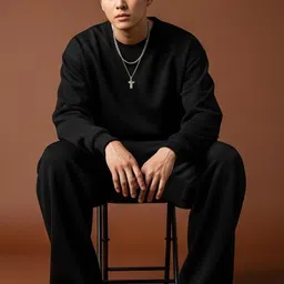 CLOTH N CODE Men Relaxed Loose Fit Trousers image 3