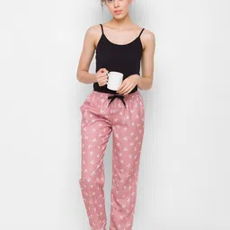 ETC Printed Mid-Rise Lounge Pants image 2