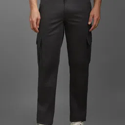 Louis Philippe Sport Men Slim Fit Cargos Trousers-picture-31