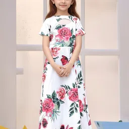 Moda Rapido Floral Crepe Fit & Flare Dress-picture-45