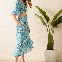 STREET 9 Printed Top With Skirt Co-Ords image 4