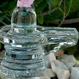 Navyaksh Transparent Religious Crystal Showpiece image 5