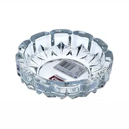 Navyaksh Transparent Glass Kachua Plate Showpiece image 4