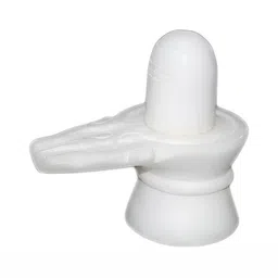 Navyaksh White Marble Shivling Showpiece image 5