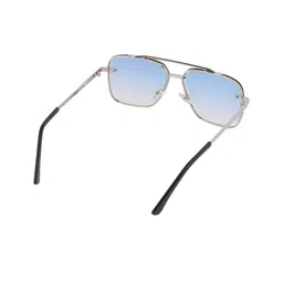 Eyedens Unisex UV Protected Aviator Sunglasses DITA_SLVR-BLU_DC_01 image 4