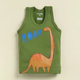Unfab Infant Boys Assorted Cotton Basic Vest CGBV002-03-M.Green,Rust,Maroon image 3